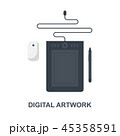 Digital Artwork icon concept 45358591