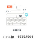 Coding icon concept 45358594