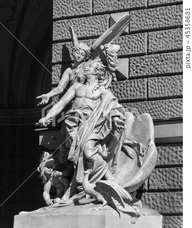 Statue at the Opera and Ballet Theater in Odessa Statue at the Opera and Ballet Theater in Odessa 45358681