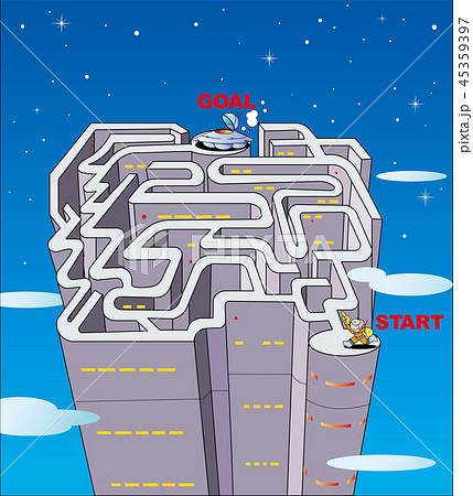 迷路 Ufoのイラスト素材