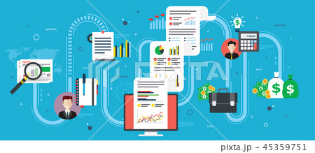 Financial investment, analytics with growth report Financial investment, analytics with growth report 45359751