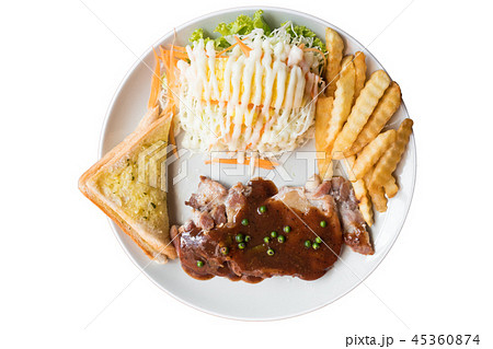 Chicken Steak with Gravy Sauce Chicken Steak with Gravy Sauce 45360874