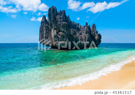 Tropical paradise island beach exotic landscape 45361517
