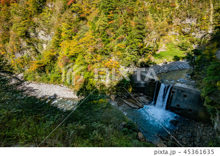 黒部峡谷欅平の川の流れ 黒部峡谷欅平の川の流れ 45361635