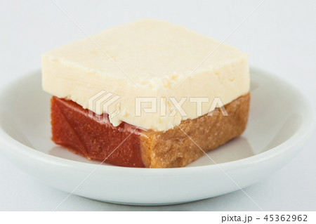 Traditional Colombian sweet called bocadillo Traditional Colombian sweet called bocadillo 45362962