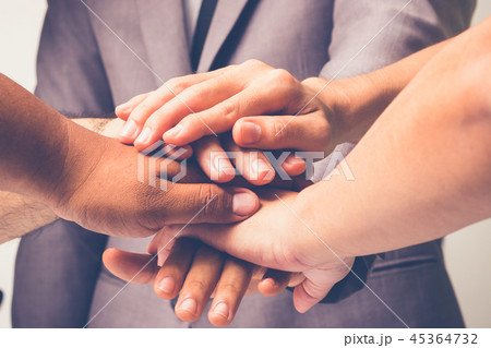 Hands were a collaboration concept of teamwork 45364732