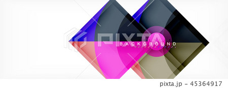 Triangles and circle geometric background Triangles and circle geometric background 45364917