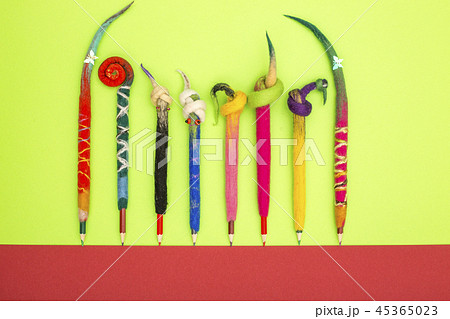 Pencils in a cover of fulled wool  45365023