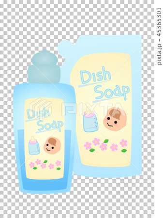 Dishwashing liquid for babies Refill and body Dishwashing liquid for babies Refill and body 45365301
