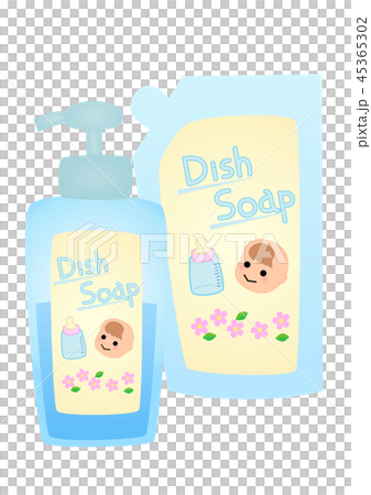 Dishwashing liquid for babies Refill and body Dishwashing liquid for babies Refill and body 45365302