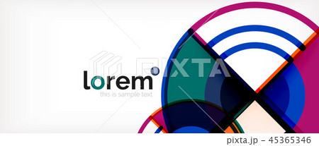 Vector abstract colorful circles background 45365346