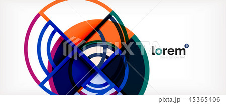 Vector abstract colorful circles background Vector abstract colorful circles background 45365406
