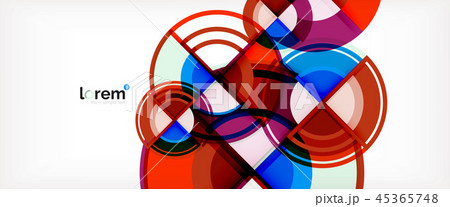 Vector abstract colorful circles background Vector abstract colorful circles background 45365748
