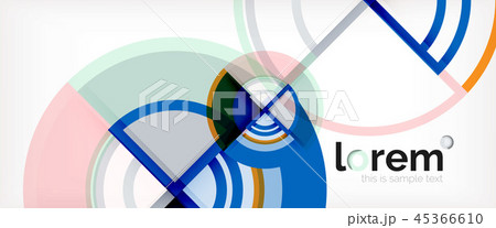 Vector abstract colorful circles background 45366610