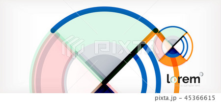 Vector abstract colorful circles background 45366615