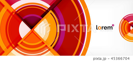 Circle abstract background, geometric modern design template Circle abstract background, geometric modern design template 45366704
