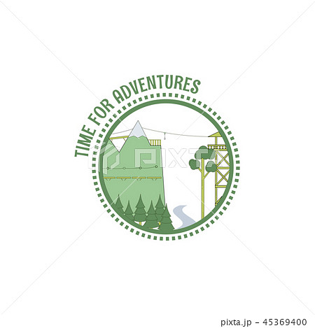 Time for adventures stamp. 45369400