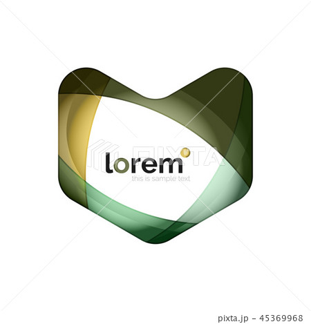 Abstract geometric business icon 45369968