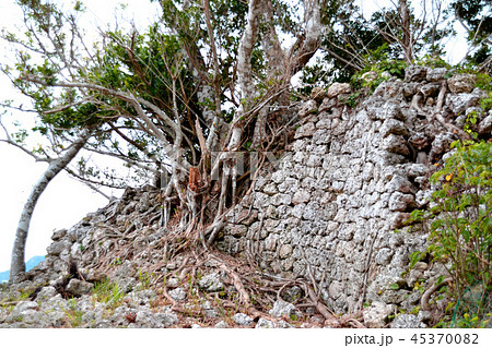 沖縄 知念城跡 城壁 沖縄 知念城跡 城壁 45370082