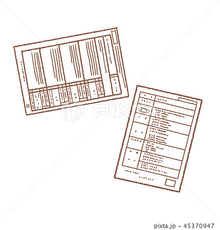 戸籍謄本 死亡届 イラスト 戸籍謄本 死亡届 イラスト 45370947