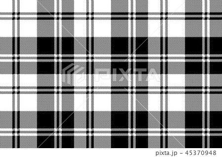 Classic plaid black white pixel seamless pattern Classic plaid black white pixel seamless pattern 45370948