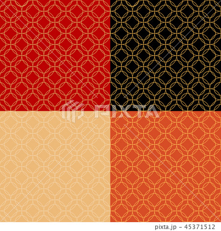 Set of new year tradition pattern. 45371512