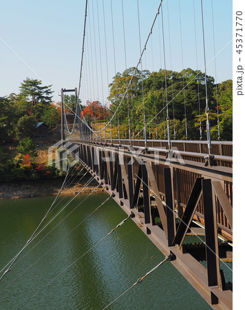 野岳大橋(長崎県：野岳湖：秋の行楽シーズン) 45371770