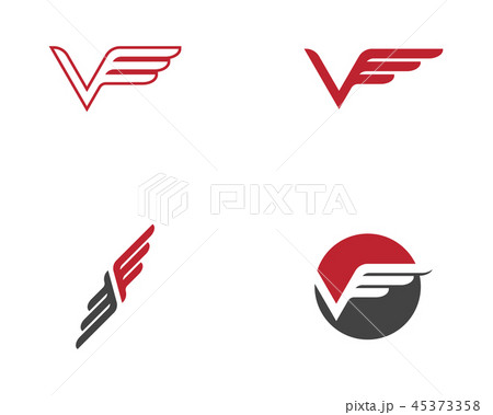 Wing Falcon Logo Template vector 45373358
