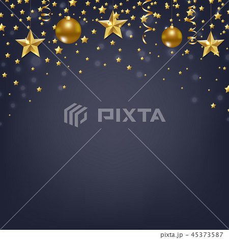 Christmas Card With Stars 45373587