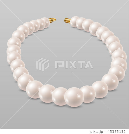 White pearl necklace 45375152