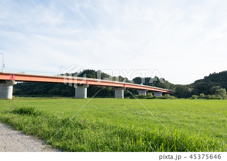 橋　橋梁　橋脚 45375646