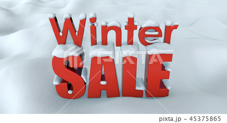Winter Sale Advertising Banner Design 45375865