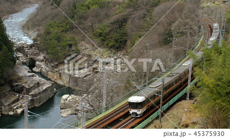 ワイドビューしなの（寝覚の床） 45375930