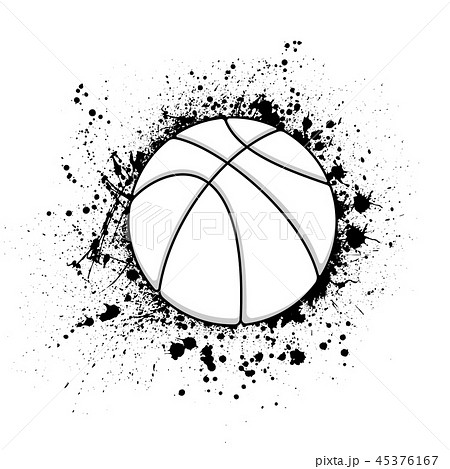 Basketball grunge symbol 45376167