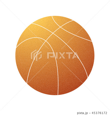 Basketball grunge orange symbol Basketball grunge orange symbol 45376172