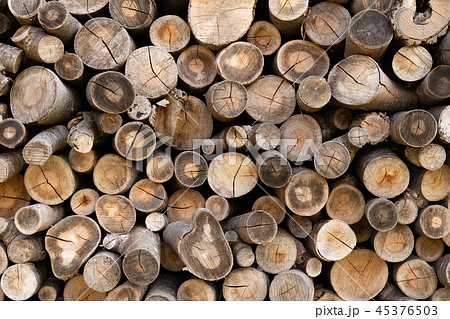 薪のストック 45376503