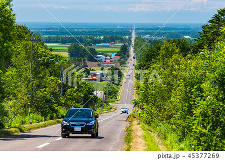 《北海道》天に続く道・ドライブイメージ 45377269