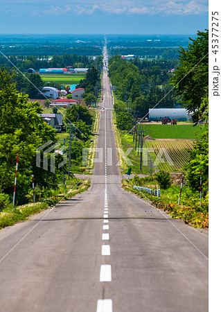 《北海道》天に続く道・ドライブイメージ 《北海道》天に続く道・ドライブイメージ 45377275