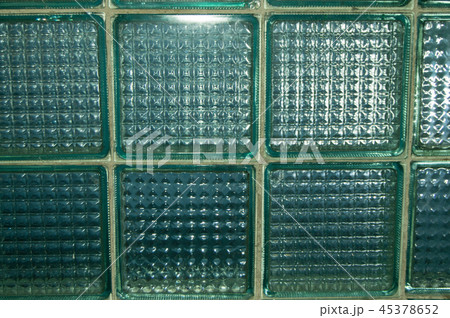 BACKGROUND TEXTURE OF GLASS TRANSPARENT SQUARE TILES BACKGROUND TEXTURE OF GLASS TRANSPARENT SQUARE TILES 45378652
