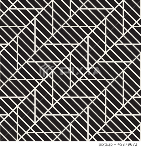 Vector seamless lines mosaic pattern. Modern stylish abstract texture. Repeating geometric tiles 45379672