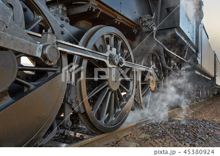 Steam Locomotive Closeup Steam Locomotive Closeup 45380924