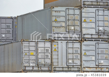 Stacked Refigerated Containers 45381039