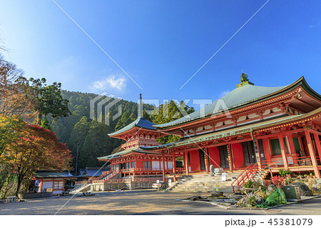 比叡山延暦寺東塔地域の写真素材