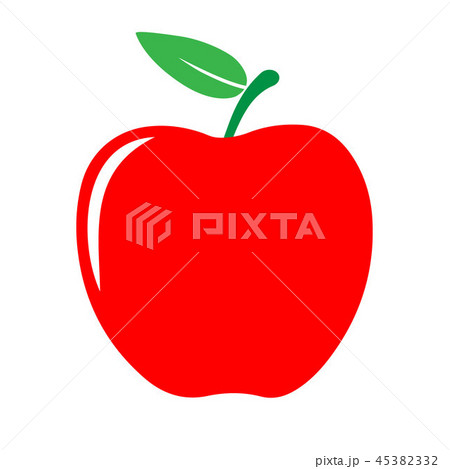 Red apple icon 45382332