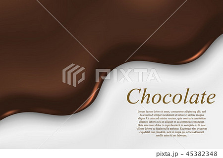 liquid chocolate background 45382348