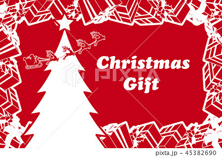 背景素材 プレゼント クリスマスセール ギフト メリークリスマス チラシ 広告 宣伝 ポップアート のイラスト素材