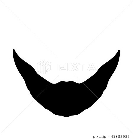 Beard icon vector Beard icon vector 45382982