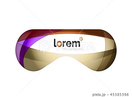 Abstract geometric business icon 45385398