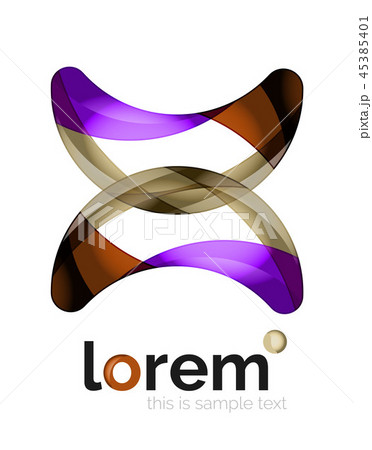 Abstract geometric business icon 45385401