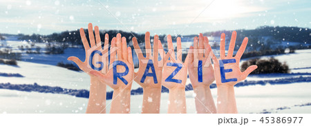 Many Hands Building Granzie Means Thank You 45386977